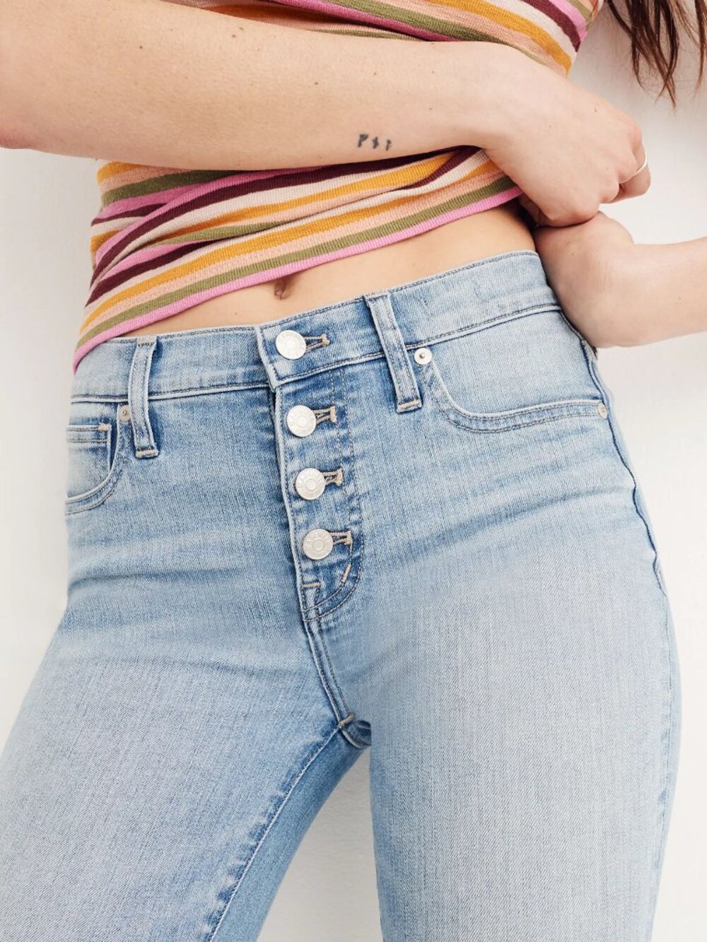 Madewell 9" High-Rise Skinny Crop Jeans, Size 27